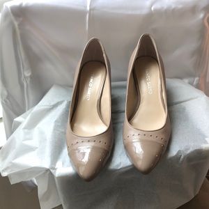 Franco sarto beige court shoe.
